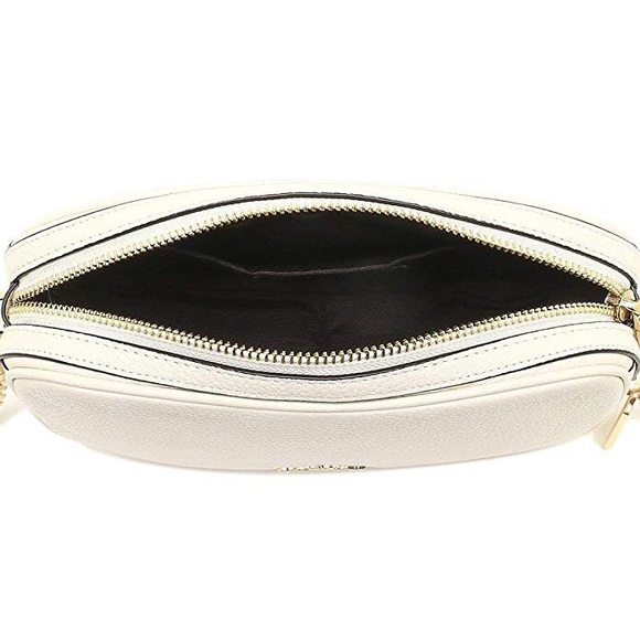 COACH Isla Chain Crossbody Bag Chalk/Light Gold - Picture 2 of 8